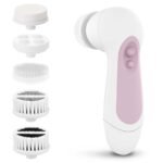 Spinning Facial Cleansing System with Multiple Brush Heads