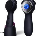 Sonic Facial Cleansing Brush with Hot Compress and Charging Dock