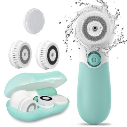 Multifunctional Facial Cleansing Brush with Rotating Head