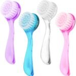 Manual Facial Exfoliating Brush with Acrylic Handle